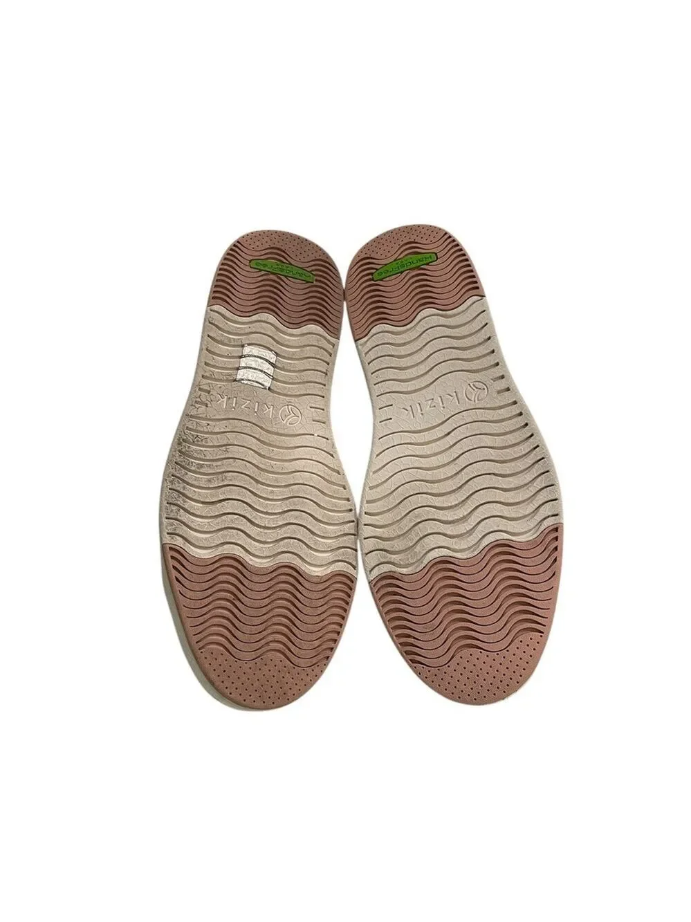 Kizik Vegas Hands Free Step In Sneakers Unisex SZ 10 Women 8.5 Men Coral Cream
